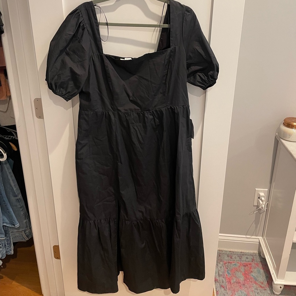NWT ASTR the label black maxi dress